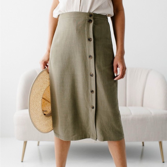 NWT Orange Creek Midi Skirt Medium - Picture 1 of 2